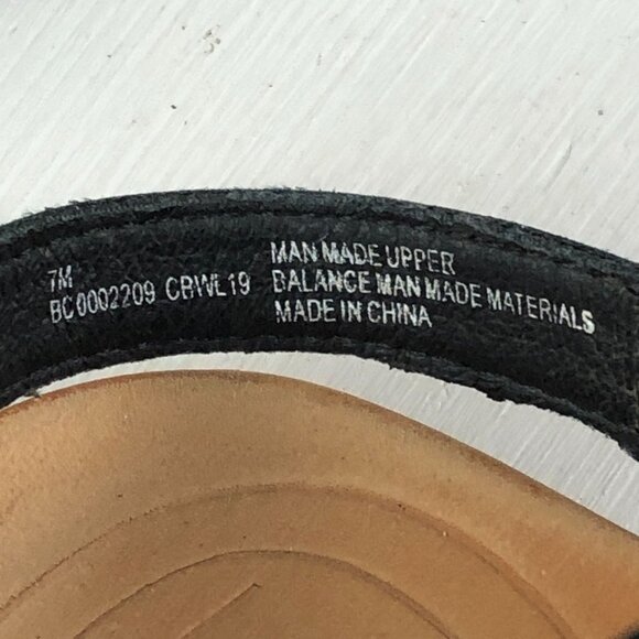 BOC Women's Size 7M Melva Black Faux Leather Open Toe Strappy Slingback Sandals - Picture 14 of 14